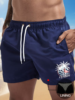 Shorts Deportivos Hombre Casual Playa Jogging Color Liso