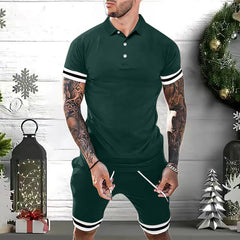 Conjunto Hombre Verano 2 Piezas Polo y Short Deportivo