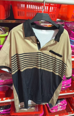 Camisa Casual Hombre a Rayas con Bolsillo — Tallas S a XXXL