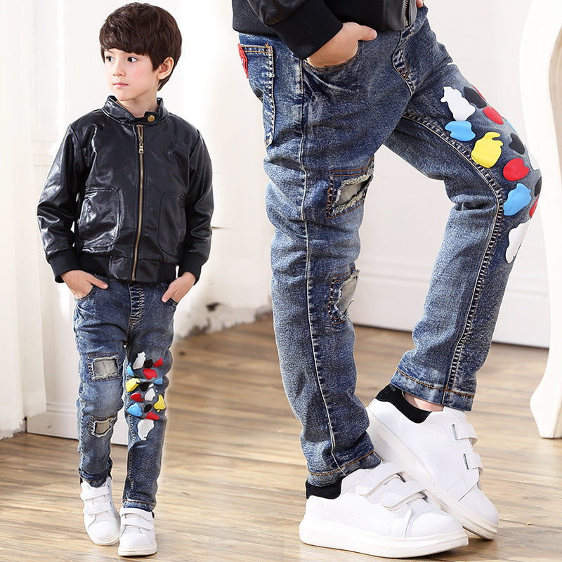 Pantalones Vaqueros Niño | Estilo Coreano | 110-140cm