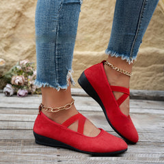 Zapatos Cuña Mujer Punta Cerrada Elegantes