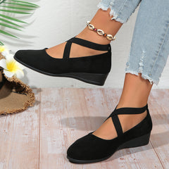 Zapatos Cuña Mujer Punta Cerrada Elegantes