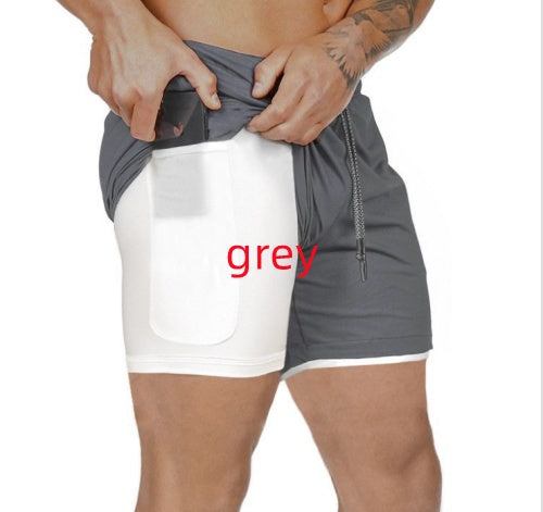 Pantalon Corto Compresion Deportivo con Bolsillo Hombre