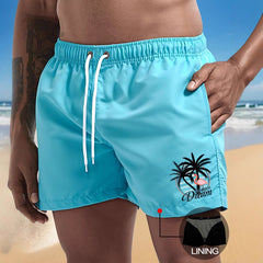 Shorts Deportivos Hombre Casual Playa Jogging Color Liso