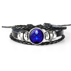 Pulsera Zodiaco Constelacion Luminosa Trenzada 12 Signos