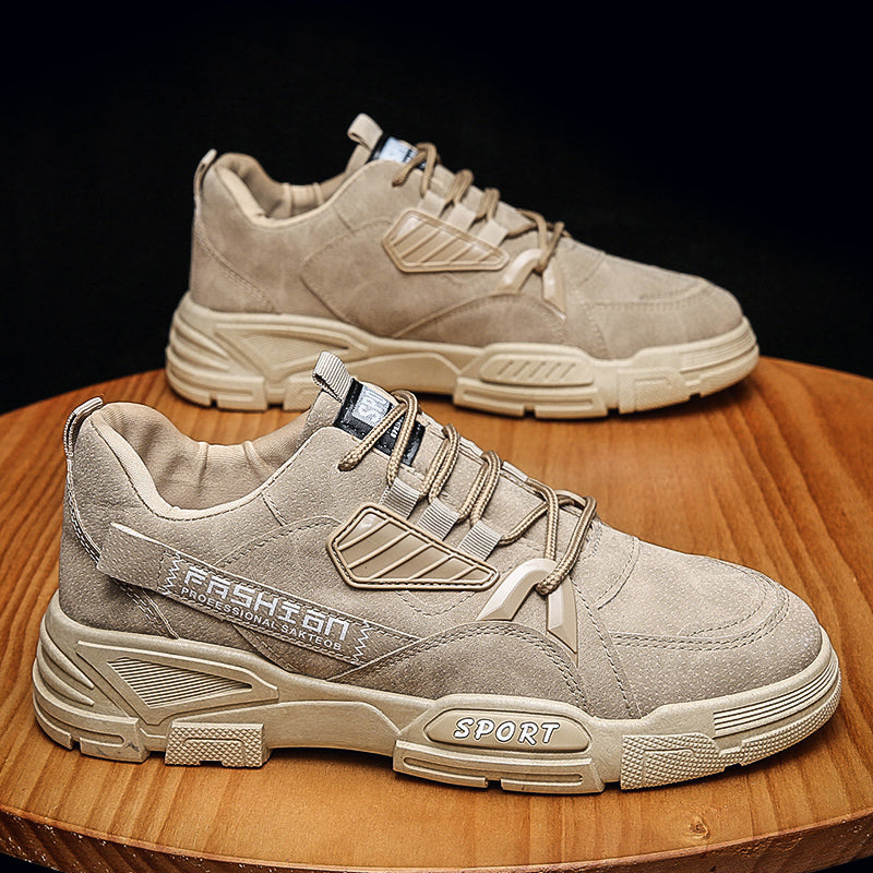 Zapatillas casual hombre suela gruesa transpirables
