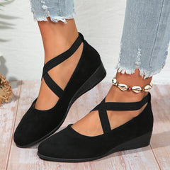 Zapatos Cuña Mujer Punta Cerrada Elegantes