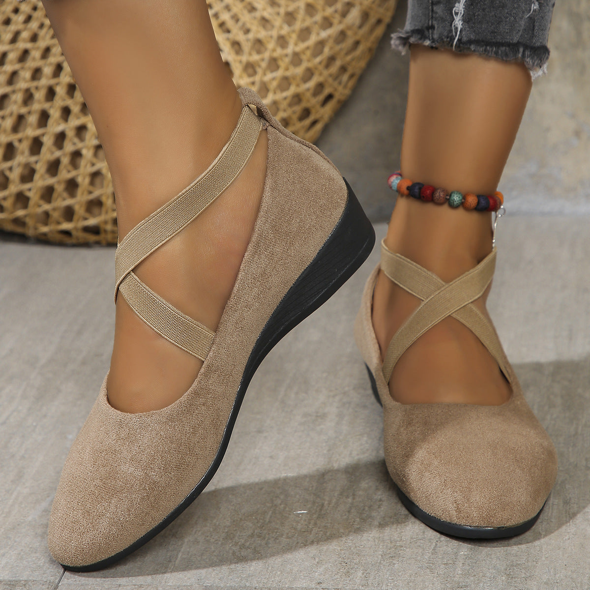 Zapatos Cuña Mujer Punta Cerrada Elegantes