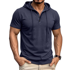 Camiseta Manga Corta Hombre Deporte Fitness Algodon