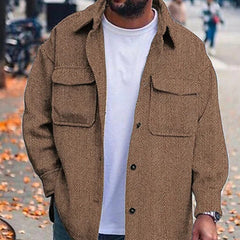 Chaqueta Hombre Cuello Polo Manga Larga | 8 Colores y Tallas S-XXXXL