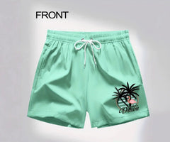 Shorts Deportivos Hombre Casual Playa Jogging Color Liso