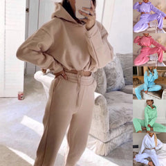Conjunto Deportivo Mujer 2 Piezas Sudadera Pantalon Fitness