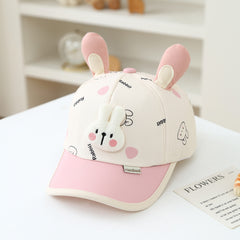 Gorra Infantil Animal de Peluche – Protección Solar para Niños y Niñas