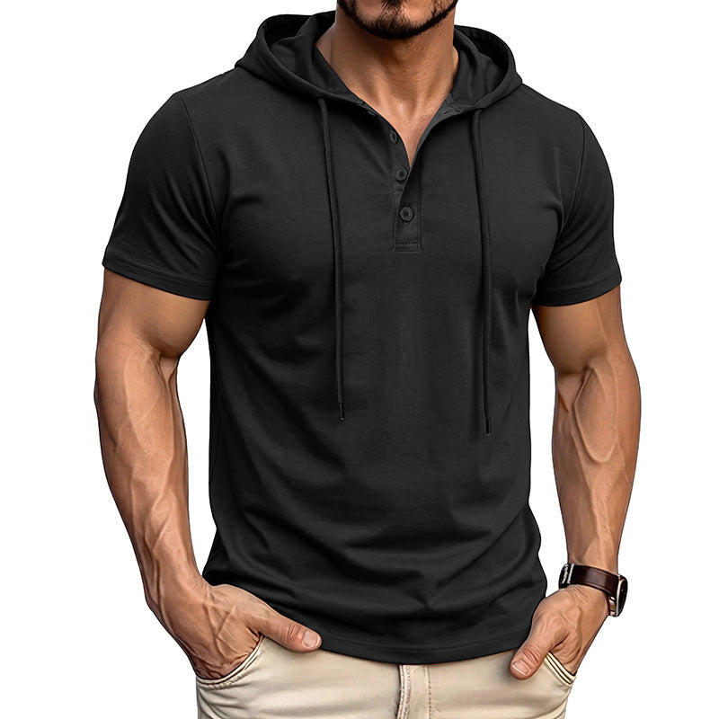 Camiseta Manga Corta Hombre Deporte Fitness Algodon