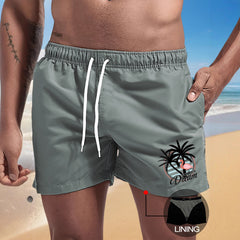 Shorts Deportivos Hombre Casual Playa Jogging Color Liso