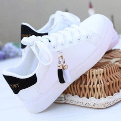 Zapatillas Deportivas Mujer Estilo Coreano Tiras Cruzadas