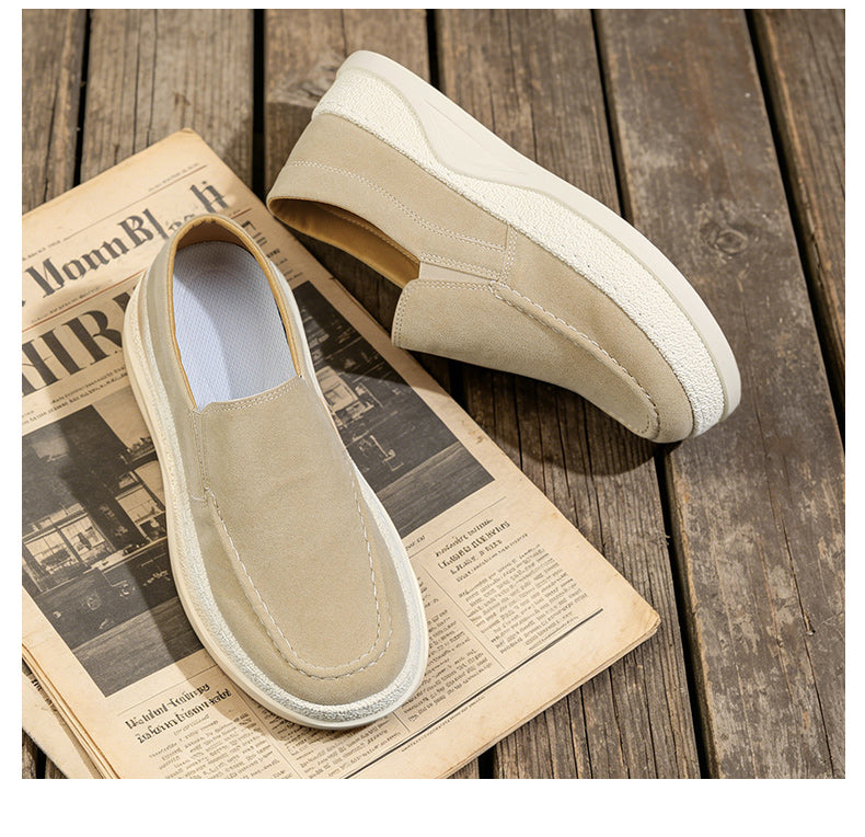 Zapatillas Casuales Sin Cordones Hombre - Sneakers Retro Transpirables
