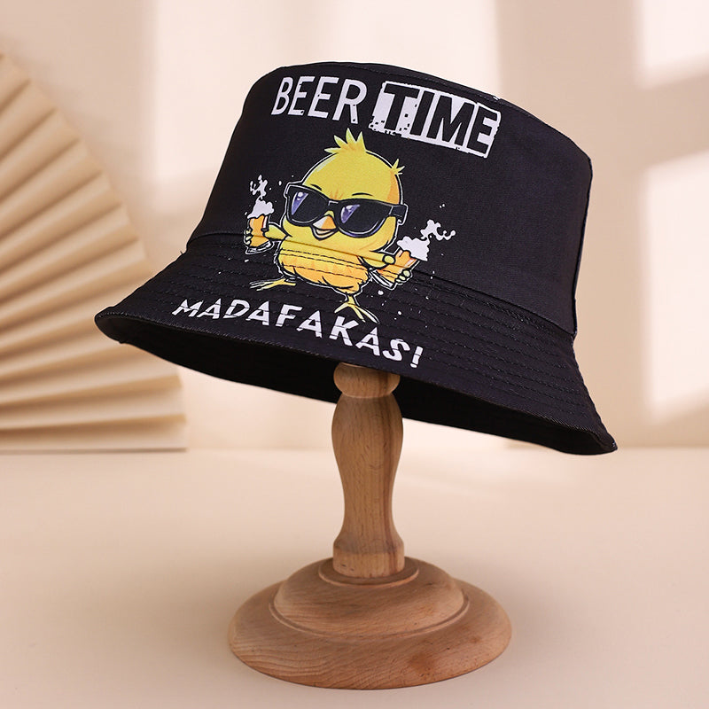 Gorro Unisex Estampado Pato Amarillo Fiesta Tendencia