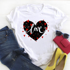 Camiseta Pareja Letras Personalizadas Unisex Modal