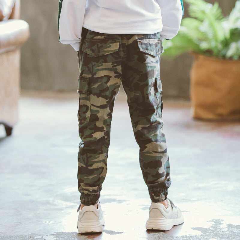 Pantalón Camuflaje Niño | Jogger Militar Infantil 100–160 cm