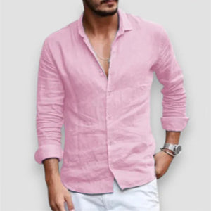 Camisa Manga Larga Hombre Casual Holgada S-6XL