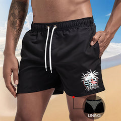 Shorts Deportivos Hombre Casual Playa Jogging Color Liso