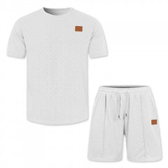 Conjunto Hombre Camiseta Shorts Jacquard | Verano
