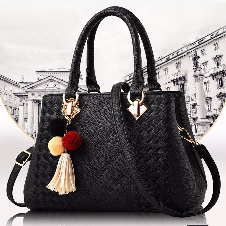 Bolso de Mano Mujer Bandolera PU Multiples Compartimentos