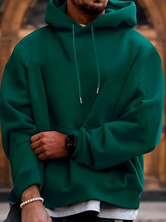 Jersey Hombre Color Liso con Capucha – Tallas S a 3XL