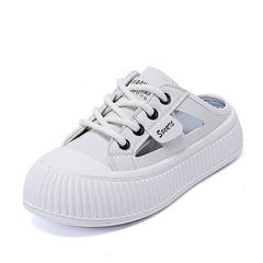  Zapatillas Mujer Suela Gruesa Transpirables Caladas Casual