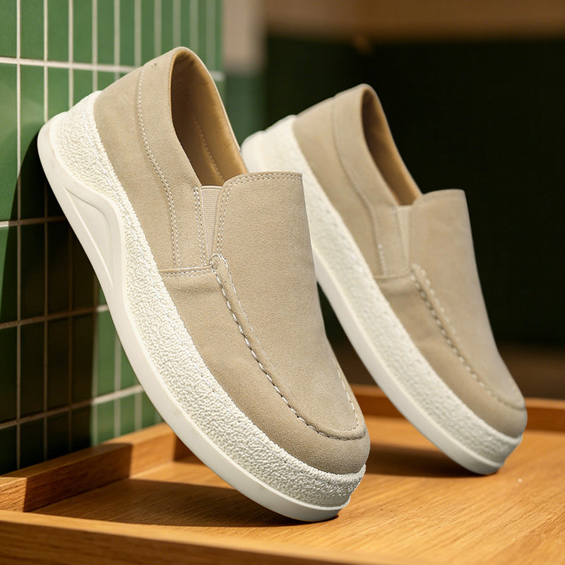 Zapatillas Casuales Sin Cordones Hombre - Sneakers Retro Transpirables