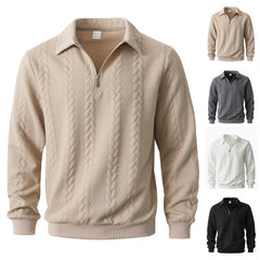 Sudadera hombre media cremallera casual deportiva