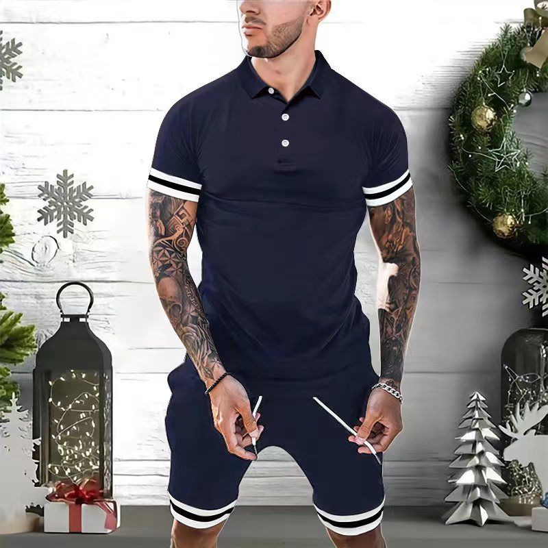 Conjunto Hombre Verano 2 Piezas Polo y Short Deportivo