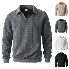 Sudadera hombre media cremallera casual deportiva