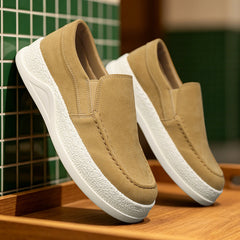 Zapatillas Casuales Sin Cordones Hombre - Sneakers Retro Transpirables