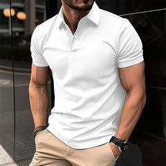 Polo Manga Corta Hombre | Color Solido | Tallas S-3XL