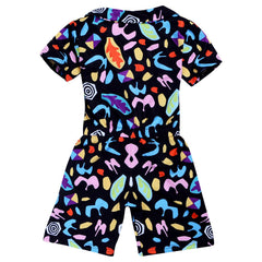 Mono Niña Manga Corta Estampado Cartoon | 120-170 cm - Irina Shop