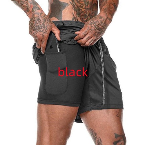 Pantalon Corto Compresion Deportivo con Bolsillo Hombre