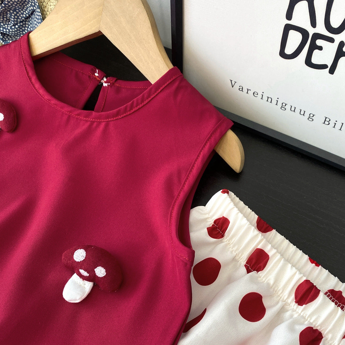 Conjunto Niña Lunares - Top y Pantalón de Lunares
